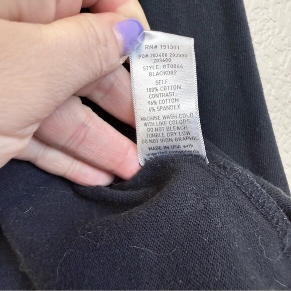 Good American • Black Long Sleeve Crop Top - Picture 8 of 13